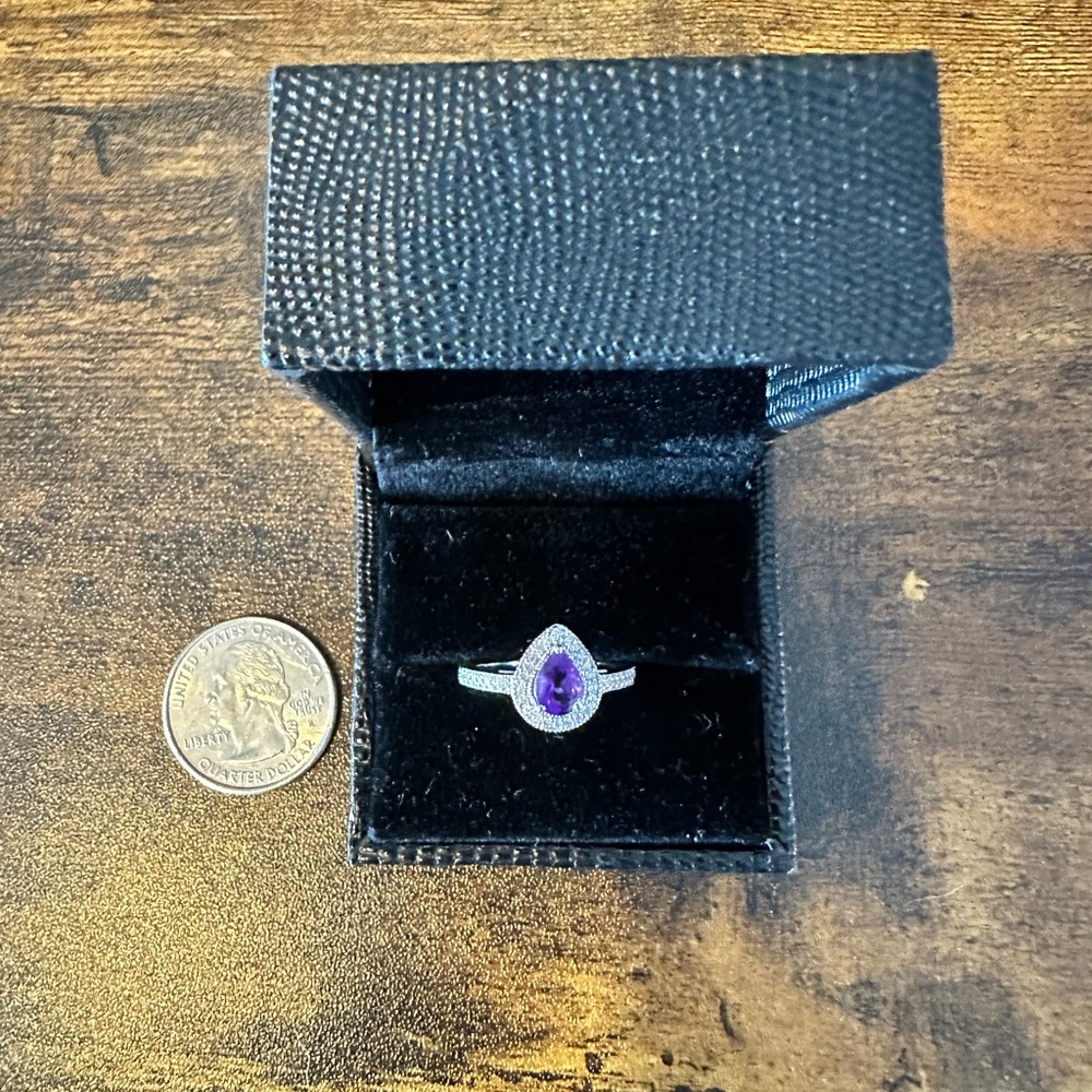 Beautiful amethyst ring - Picture 4 of 4